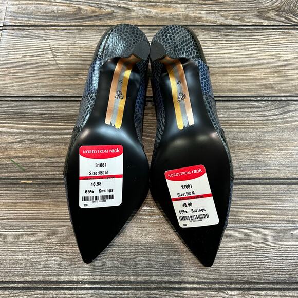 Sam Edelman NWOB Julianne Pumps in Navy/Gray size 6 - Picture 4 of 5